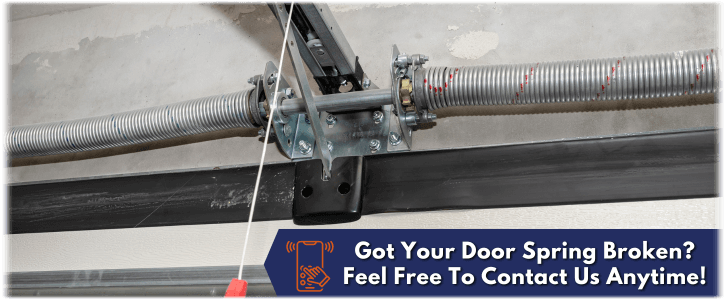 Broken Garage Door Spring Westbury NY