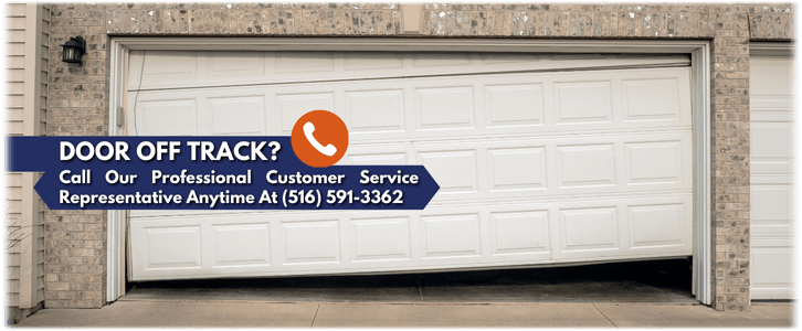 Garage Door Off Track In Westbury NY